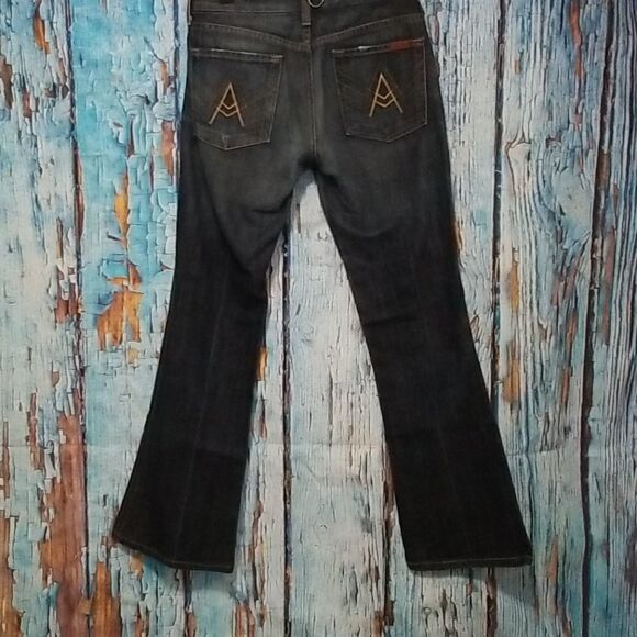 7 for all mankind distressed bootcut jeans sz 27 - Picture 9 of 13